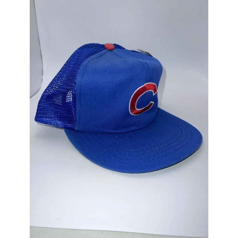 Chicago Cubs MLB Annco Trucker Hat Ball Cap Snapback Baseball Boys Vintage New